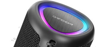 Waterproof Bluetooth Speakers Portable Bluetooth Speaker Beach Essentials: Powerful Crystal Clear Sound/Dynamic Light/IPX5 Waterproof/All Day Playtime/Wireless BT 5.3/TWS Paring,