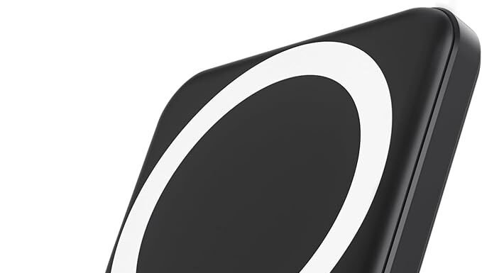 Must have Summer Appliances:podoru for Magsafe Battery Pack, 5000mAh Magnetic Power Bank with Type-C Cable 20W PD Fast Charging Lighting Input Wireless Portable Charger for iPhone 17/16/15/14/13/12/ All